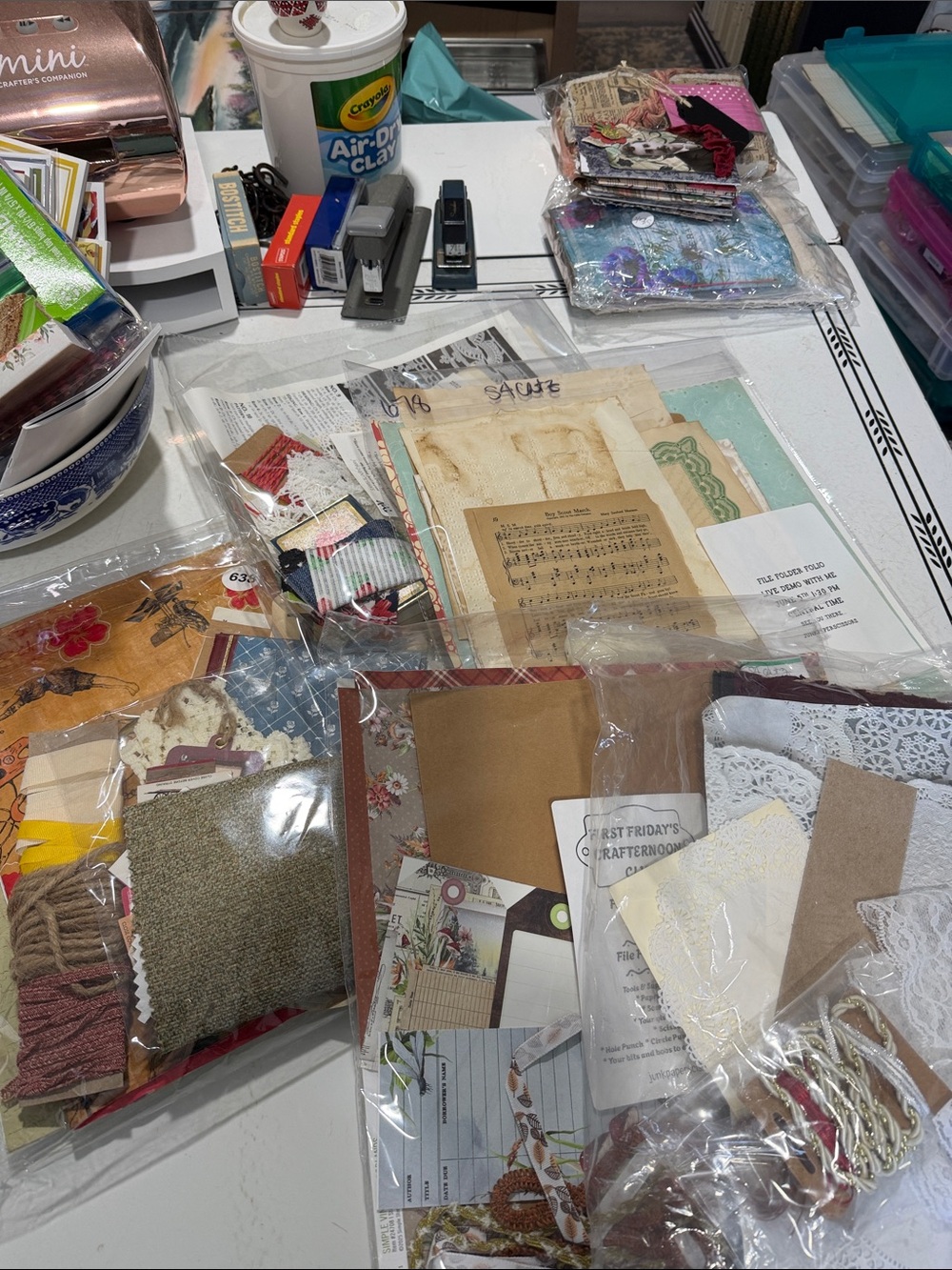 Assorted Lot of Junk Journal Kits